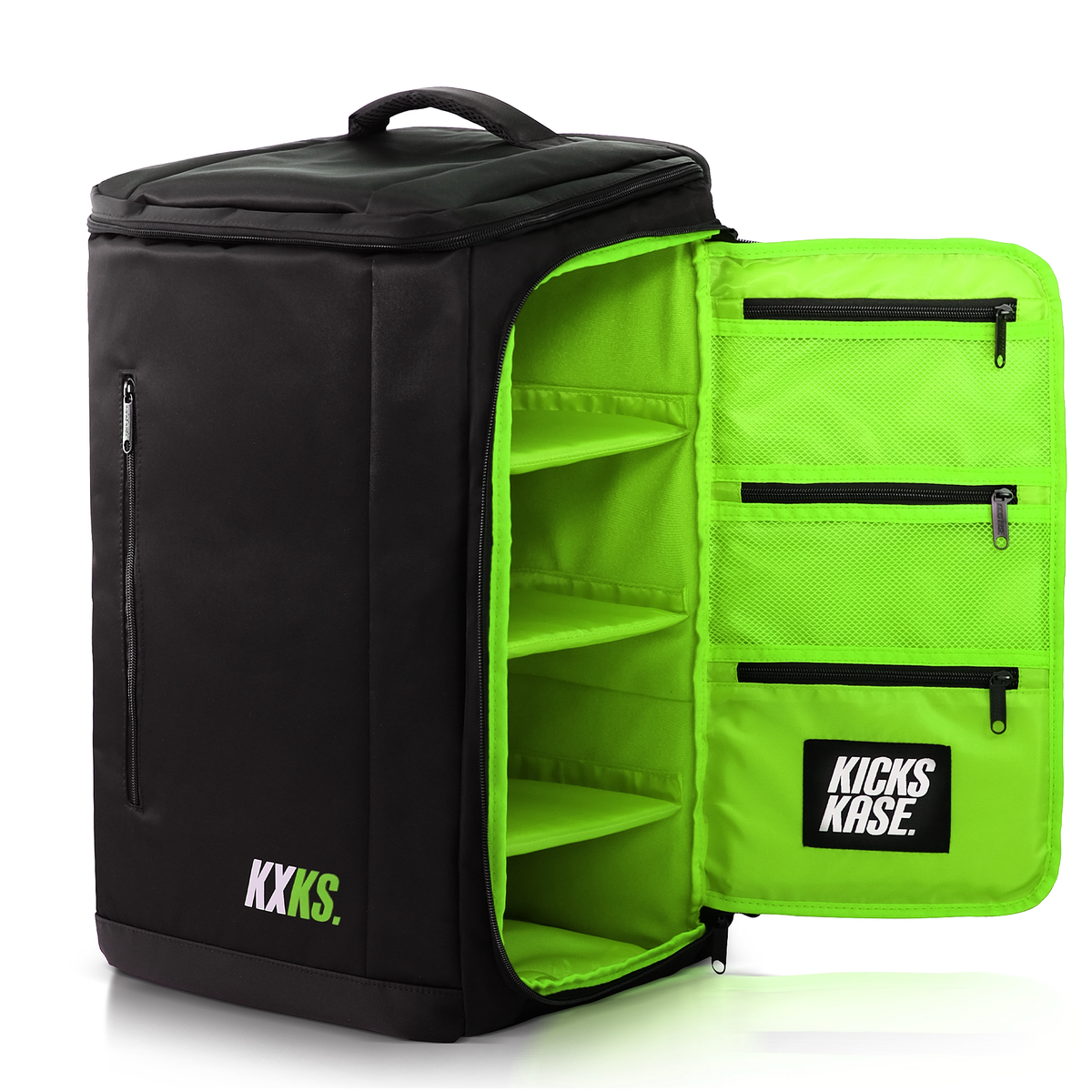 Sneaker Backpack (Black/Acid Green)