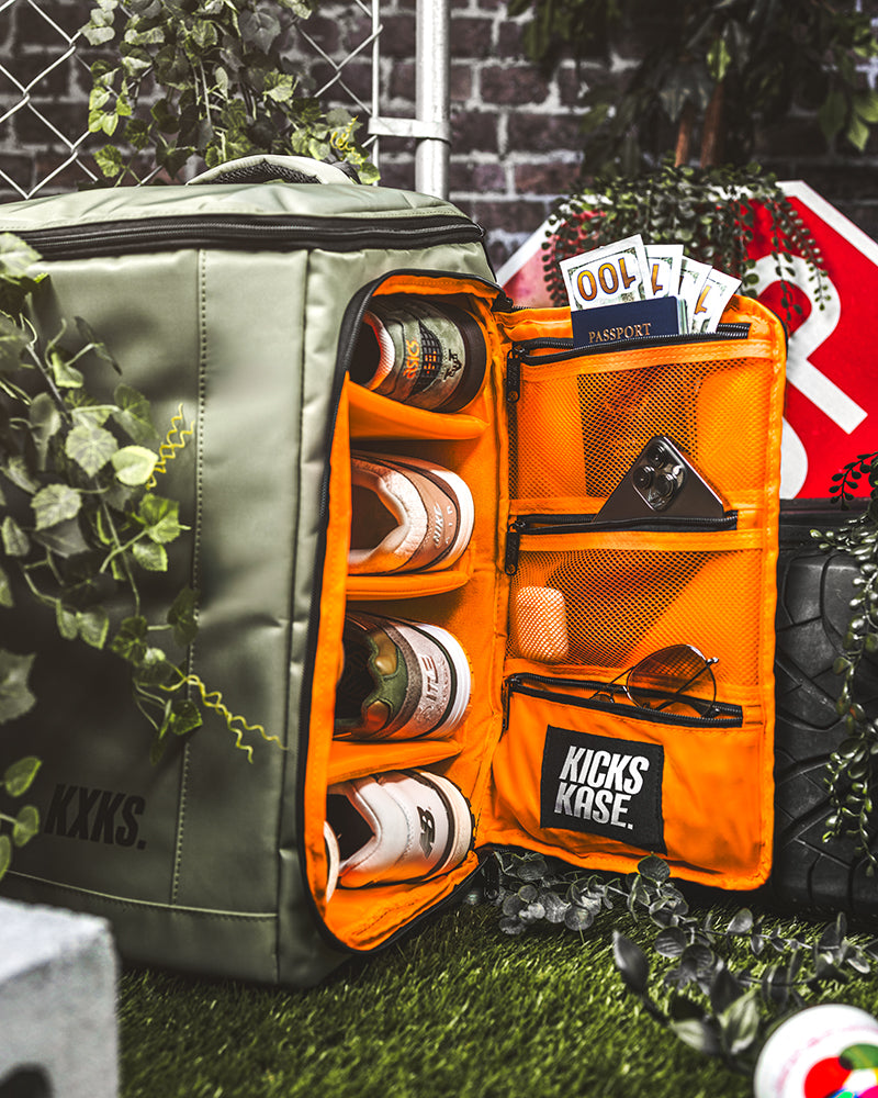 Sneaker Backpack (Combat Green/Orange)