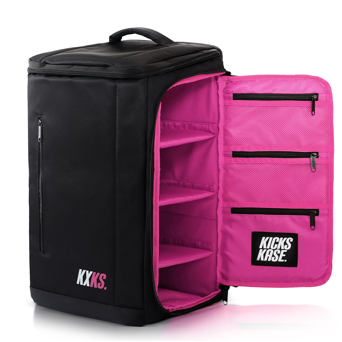 Sneaker Backpack (Black/Pink)